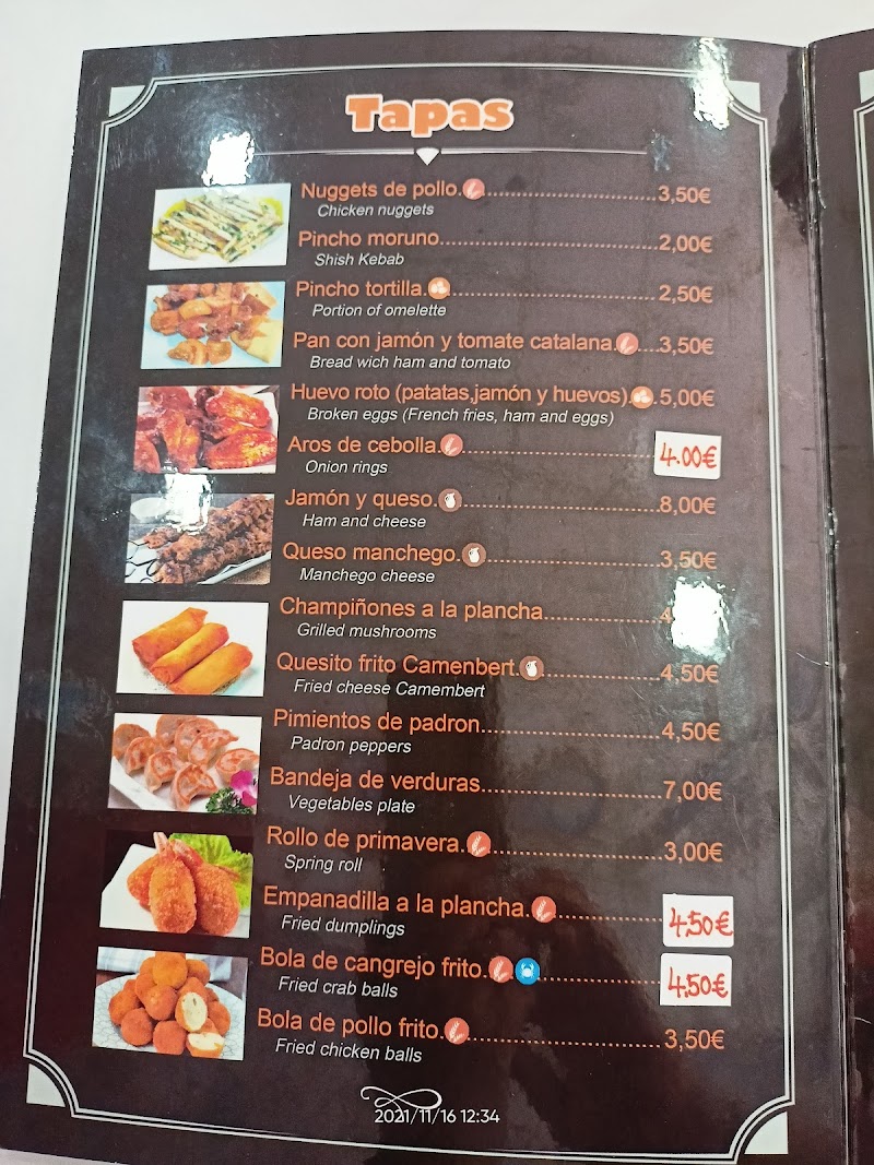 Detalle del restaurante