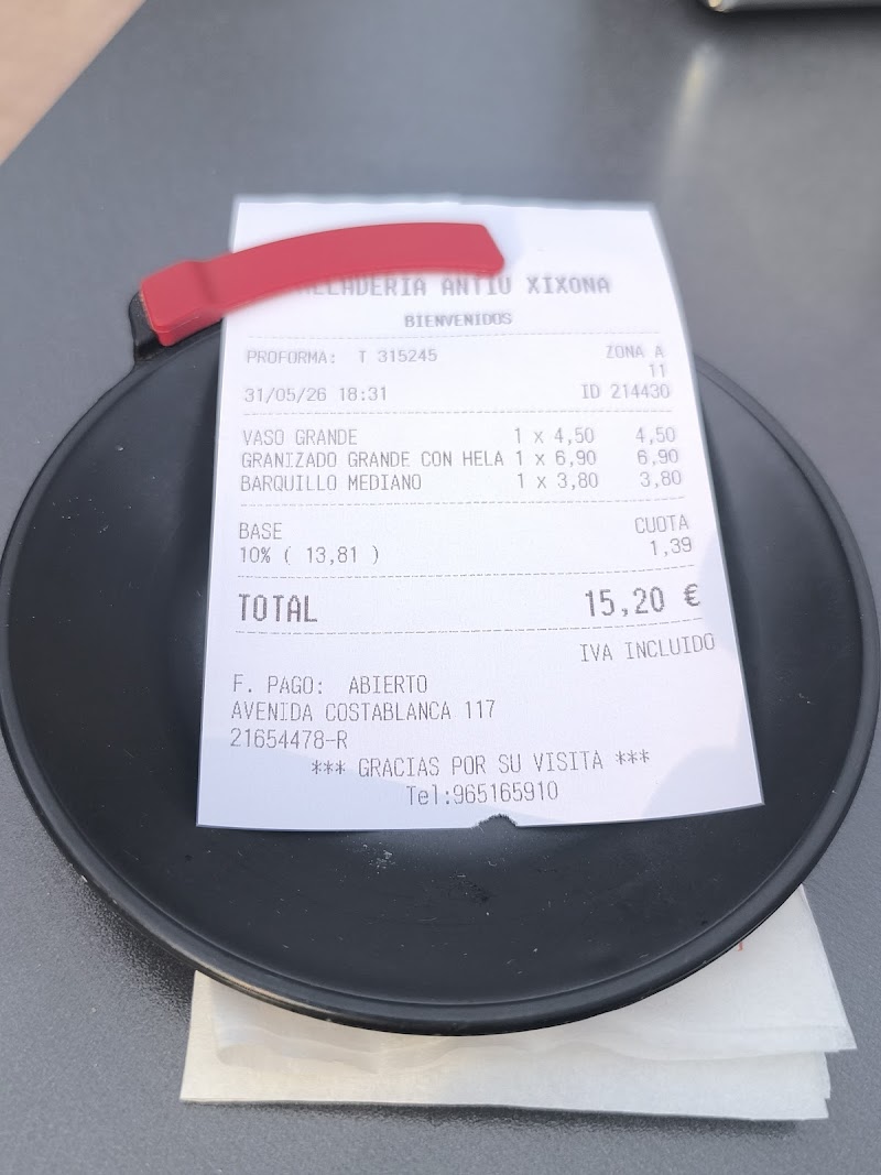 Detalle del restaurante